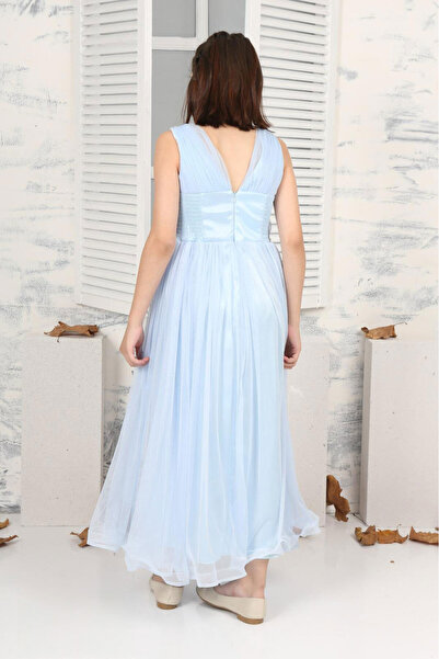 Asortix Kız Çocuk Abiye Elbise Düğün Elbisesi