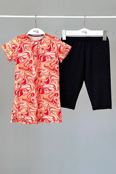 Remsa Mayo Melis Short Sleeve Lycra Semi Covered Girl's Swimsuit - R5003