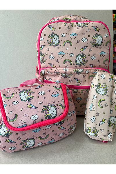 TUZY KIRTASİYE OYUNCAK Waterproof School Bag Set