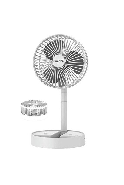 Piranha 5567 Katlanabilir Usb Şarjlı Masaüstü Soğutucu Mini Fan / 3 Kademe Hız Ayarlı Vantilatör