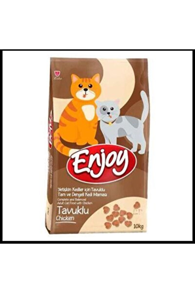 Enjoy Yetişkin Tavuklu Kedi Maması 10 kg