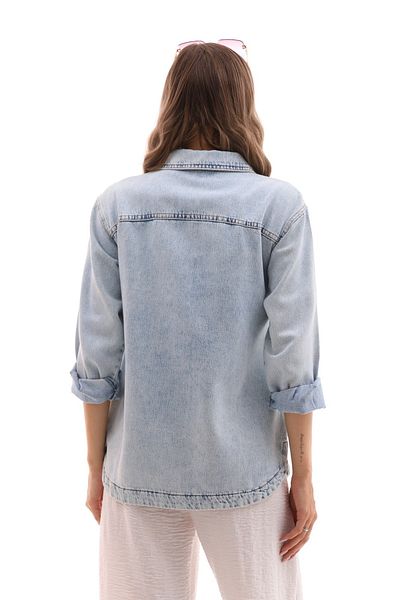 Asist 0411 Model Denim Jacket - with Buttons and Pockets
