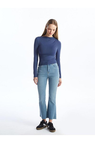 LC Waikiki Rodeo Mars Flare - Medium Indigo Women's Jean Trousers