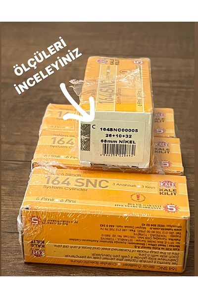 KALE EMBOSSED LOCK 164 SNC 6 PIN 3 KEY 68mm