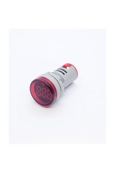 Arduino 22 Mm Red Digital Voltmeter - Ac50-500v Dc Round