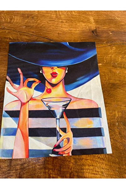 Gönülden Tasarım Šivaća aplikacija za devojčinu kapa i šolju - 23x19 cm