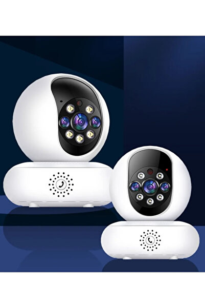 qasul 1080p Çift Wifi 2.4/5 Ghz Ip Kamera Akıllı Ev Güvenlik Bebek Hareket Iz...