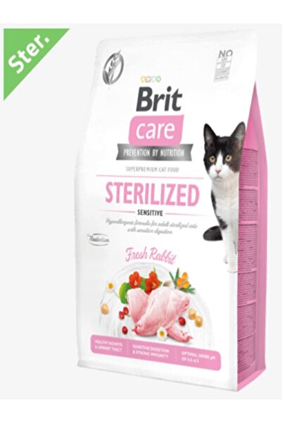 Brit Care Hipoalerjenik Sterilized Sensitive Tavşanlı Tahılsız Kısırlaştırımı...