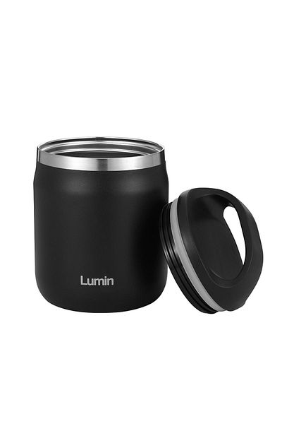 Lumin Flask Lumin Thermo 0.60 Liter - Stainless Steel Food Thermos, 12 Hours Hot and Cold, Vacuum Insulated