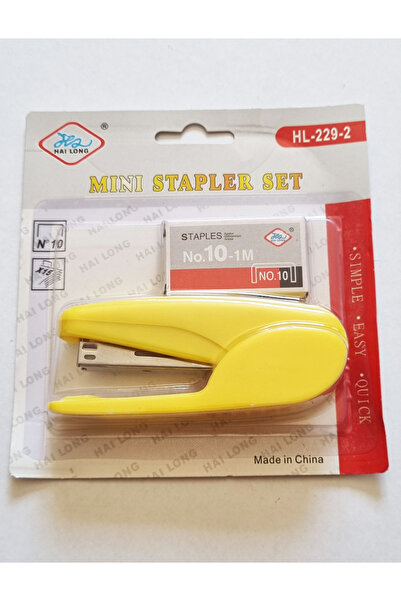 Modellino Tel Zımba Set No:10 Stapler - Sarı Renk