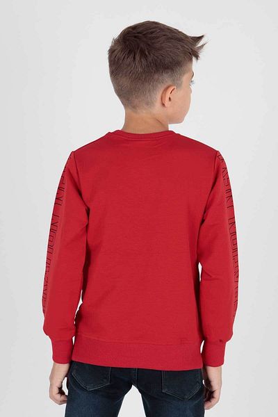 AHENGİM Boy's leader Printed Sweatshirt - Ak15091