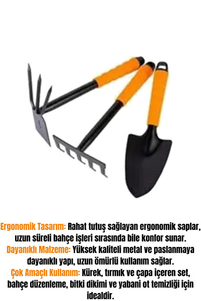 Genel Markalar 3’lü Bahçe Seti