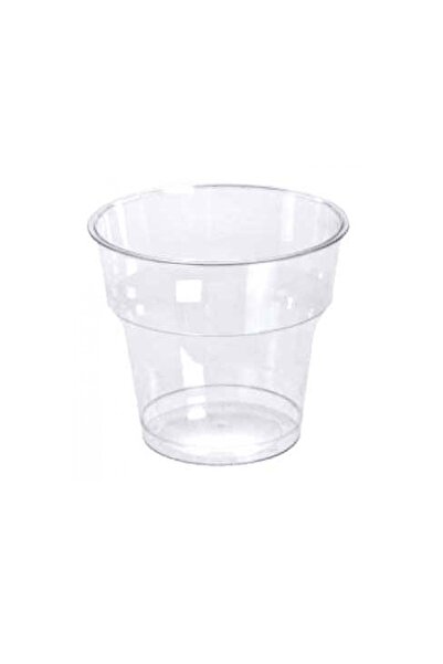 Cyberderm Şeffaf Ekstra Sert Plastik Kristal Bardak 180 CC 100 Adet