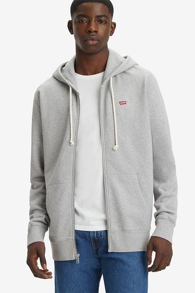Levi's Pánská šedá mikina na zip- A7770-0003