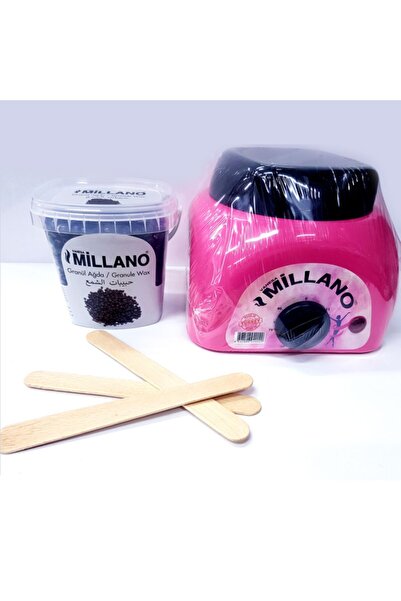 Millano Sir Ağda Seti (Isıtıcı Makina+ 250gr.boncuk Ağda + 3adet Spatula)