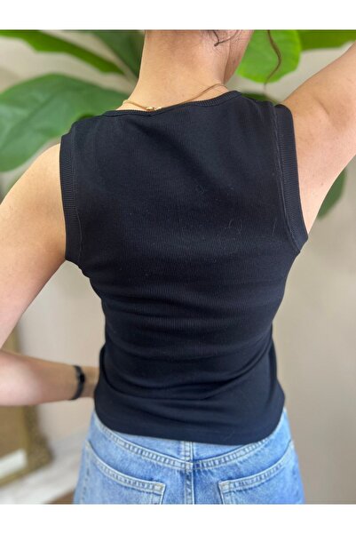 OlaFre Μαύρο εσώρουχο με γάντζο στο μπροστινό μέρος