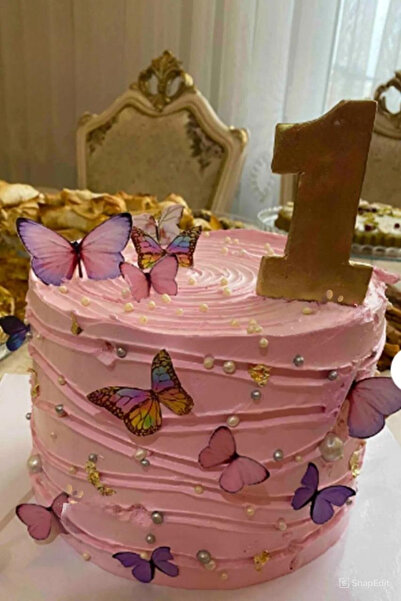 DÜVENCİ TİCARET 60'lı Kelebek Parti ve Pasta Süsü