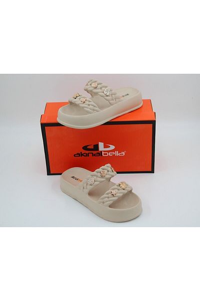 Honeysuitcase Akınalbella Ultrasoft Stoned Women's Slippers