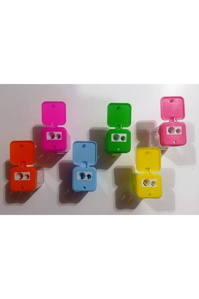 Brons Large Chamber Double Opener Pencil Sharpener 3 Pieces