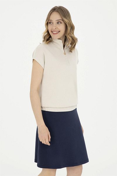 U.S. Polo Assn. Women's Stone T-Shirt ELIFFU BUTIKHOME