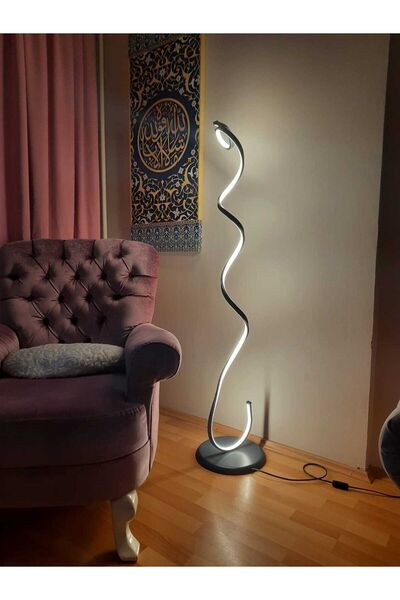 Genel Markalar Snake / 120 Cm / Lambader / Antrasit Gövde / 3 Renk Işık / 3 Yıl Garanti