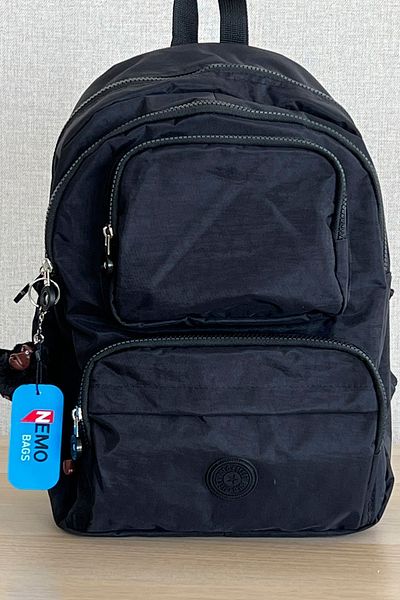 FCSTORE Medium Size Unisex Black Backpack - For Laptop and Travel
