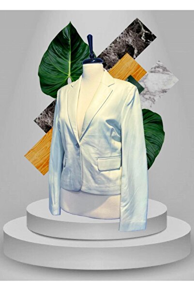 İzmir Deri Hakiki Deri Kadın Blazer Ceket