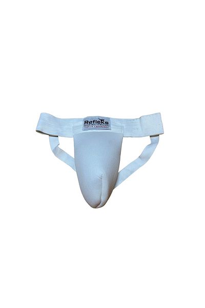 REFLEKS SPOR White Men's Kuki Taekwondo & Crotch Protector Men & Kagi Crotch Protector