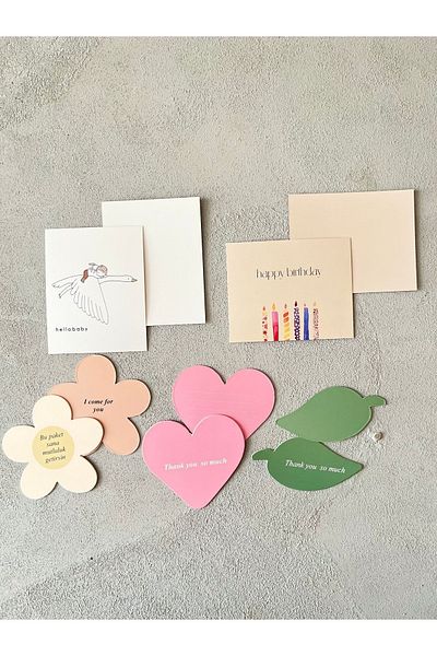 Meyofficial Mixed Gift Note Writing Card