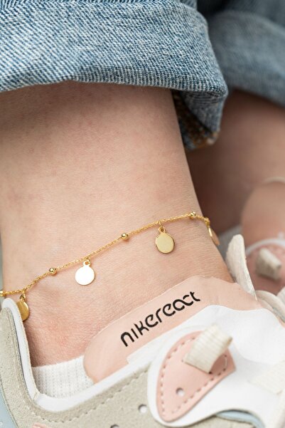 Silvano Jewelry 925 Ayar Gümüş Gold Figürlü Halhal