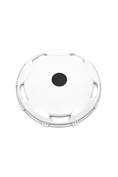 AHMET OTOMOTİV 1 Adet Arka Düz 22,5" Beyaz Plastik Travego Model Jant Kapağı Tır / Kamyon / Otobüs