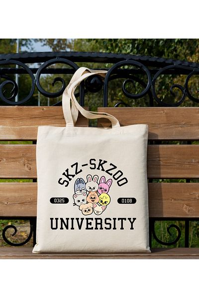 Cemira Stray Kids Skzoo Tote Bag Geantă de stofa