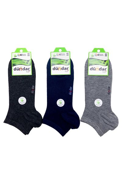 Dündar Men'sSoftScented Bamboo Summer Socks - Size 41, 45, Pack of 9