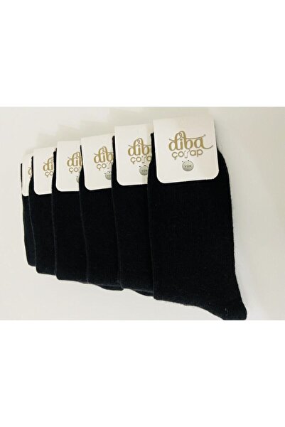 Diba Women's Black 6 Pieces Wool Winter Socks