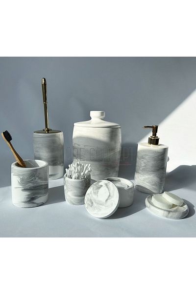 Ture Concept Marble Look Bathroom Set