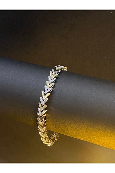 Genel Markalar ZİRKON TAŞLI V MODEL VİP BİLEKLİK