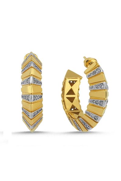 CHARMLUCKY Steel Mer Play Earrings