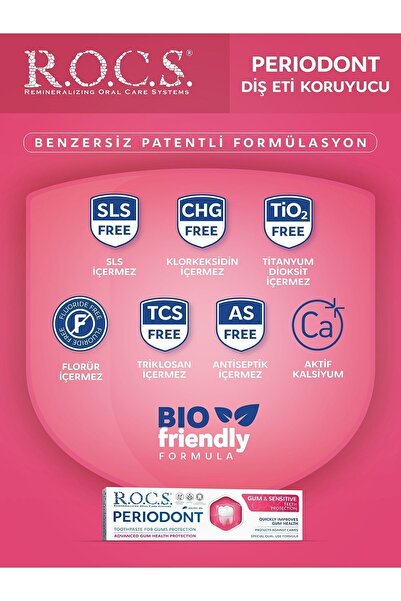 R.O.C.S. Perıodont Dişeti Bakımına Özel Diş Macunu (94g)