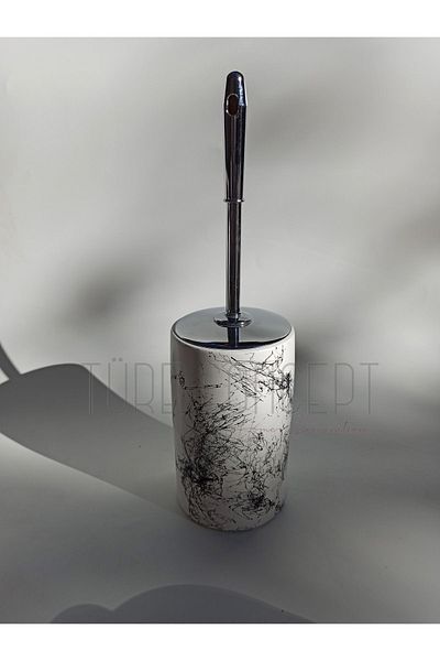 Ture Concept Black and white patterned bathroom WC toilet brush