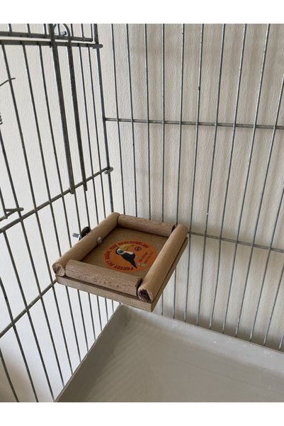 Paks Pet Bird Resting Perch, Bird Toy, Wooden Handmade