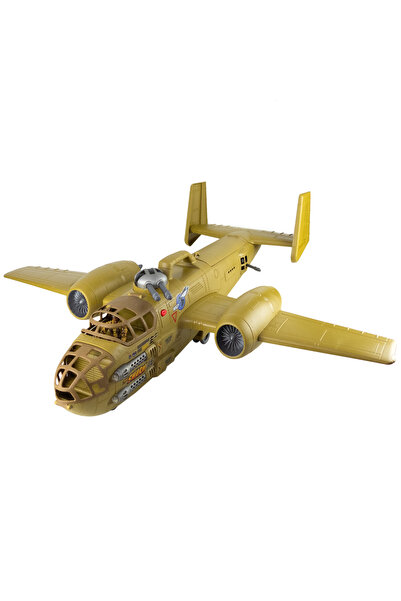 Erzi Oyuncak Uçak Askeri Savaş Uçağı DevBoy Işıklı Sesli 85 Cm