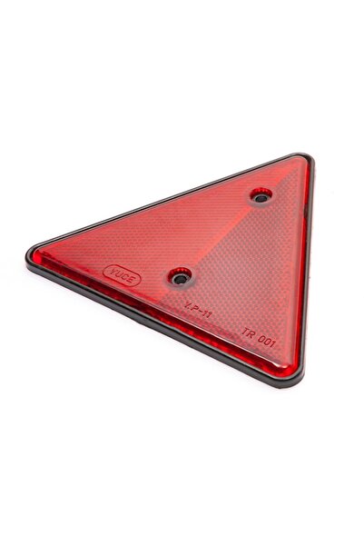 AHMET OTOMOTİV ÜÇGEN REFLEKTÖR KIRMIZI 14CMX14CM