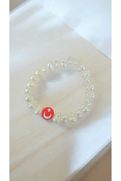 Nas Aksesuar Children's Pearl Flag Bracelet for New Year's Birthday - 5 Gift ...