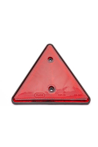 AHMET OTOMOTİV ÜÇGEN REFLEKTÖR KIRMIZI 14CMX14CM