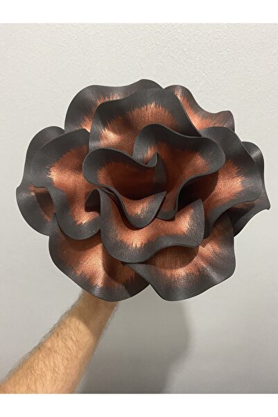 Ayka Aksesuar Decorative Handmade Luxury Latex Eva Artificial Flower-BLACK-COPPER DETAILED-Foam flower