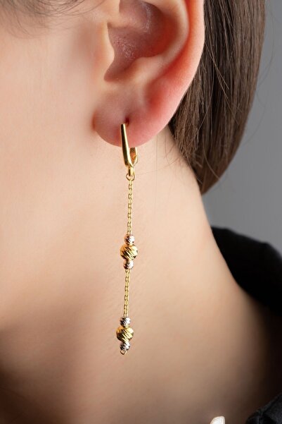 Silvano Jewelry 925 Ayar Gümüş Sallantılı Dorika Küpe