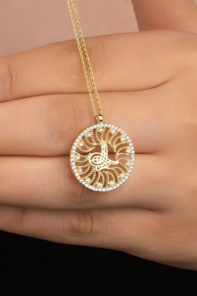 Silvano Jewelry 925 Ayar Gümüş Tuğralı Kolye