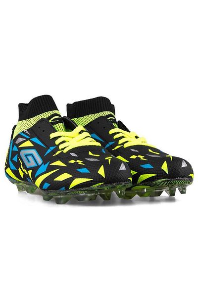 MELAMS Flexible Comfortable Soccer Shoes with Socks Studded Cleats