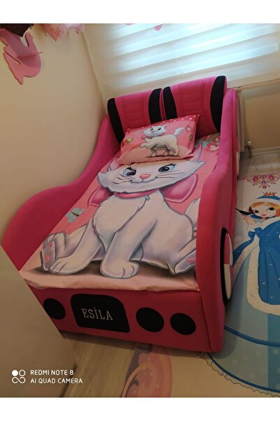 Puf Bebe Montessori Serisi _yumuşacık Puf_çocuk_bebek_arabalı Yatak 90x190 Öl...