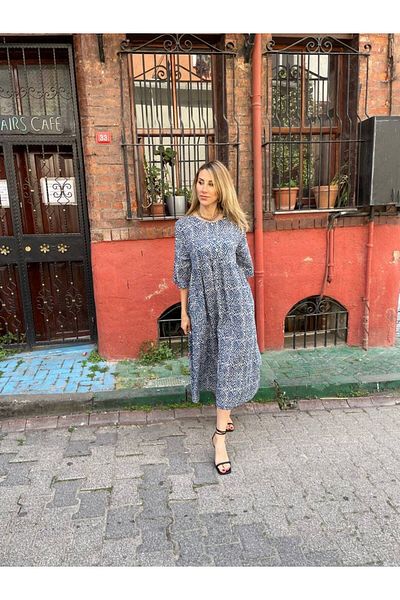 Natavan ROCHIE ALBASTRĂ CU NASTORI